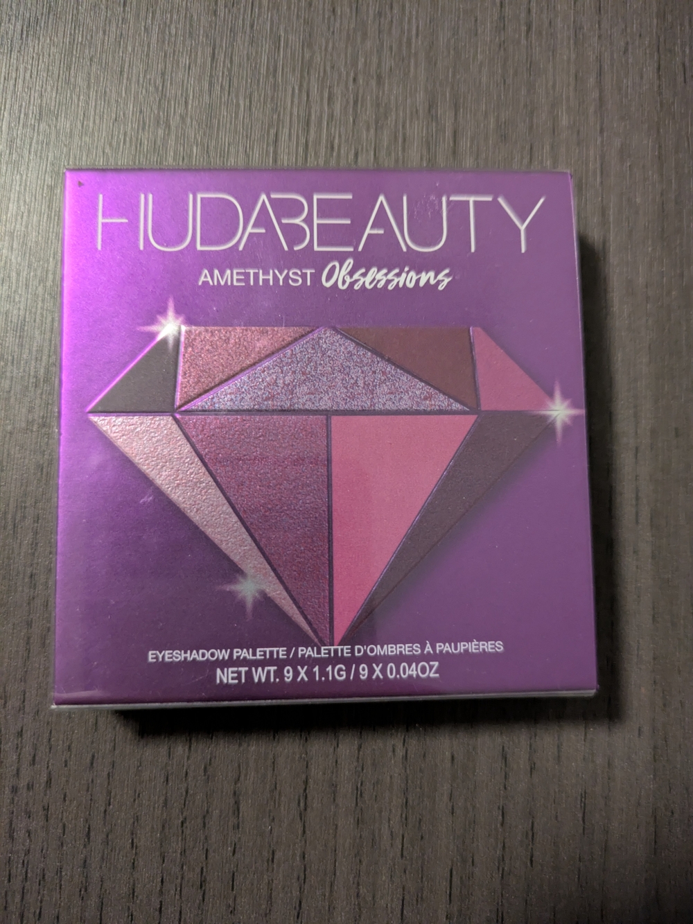 HUDA BEAUTY Amethyst Obsessions Eyeshadow Palette - Purple & Pink Shades